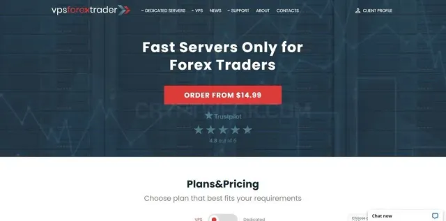 VPSForexTrader website