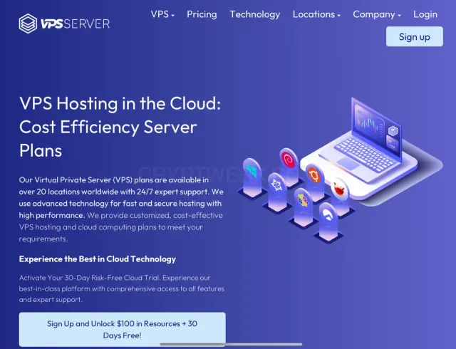 VPSserver.com website