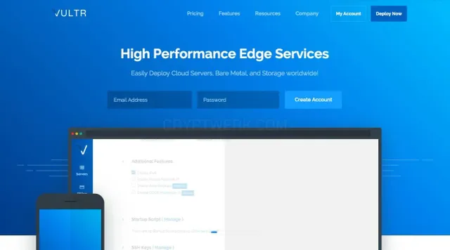 Vultr.com website