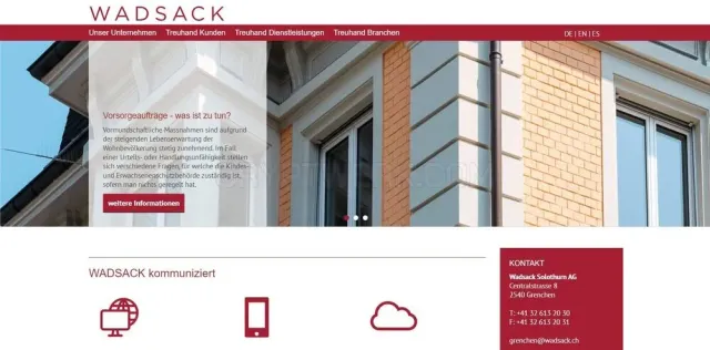 WADSACK website