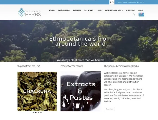 Waking Herbs website