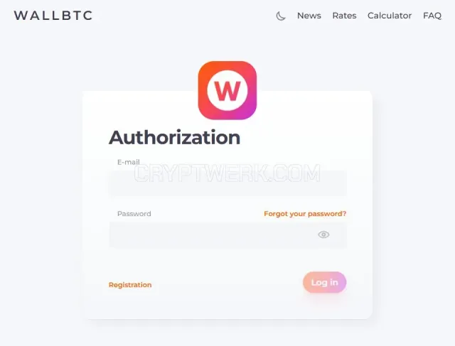 WALLBTC website