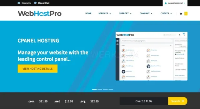 Web Host Pro website