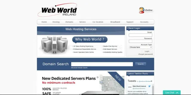 Web World website