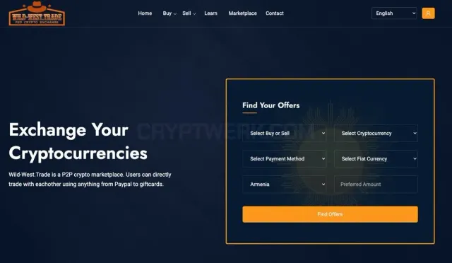 WIld-West.Trade website