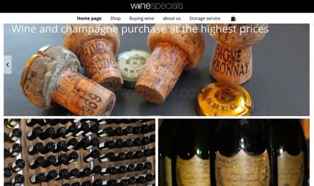 Winespecials website