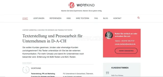 WORTKIND website