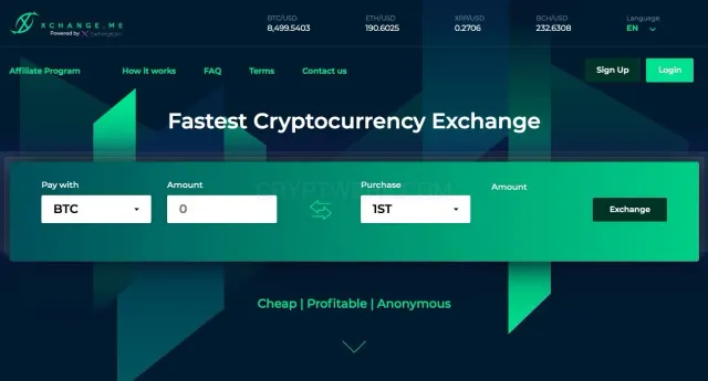 Xchange.me (Xartis LTD) website