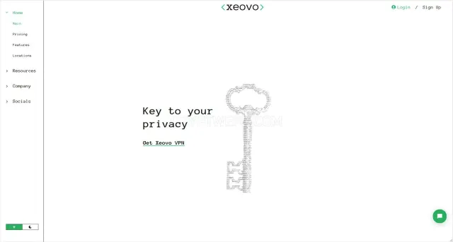 Xeovo VPN website