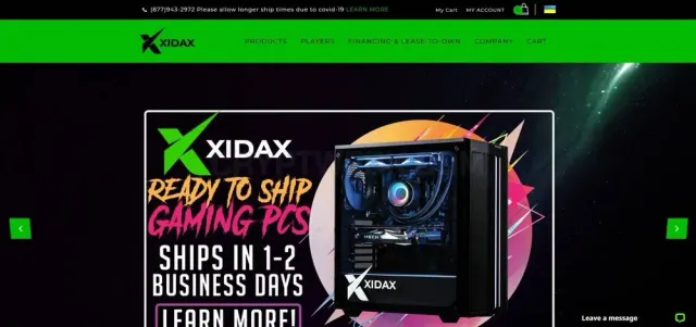 Xidax website