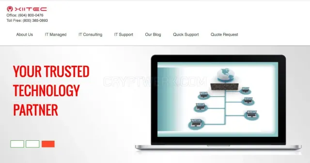 XiiTec IT Solutions website