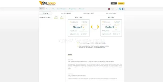 XmlGold website