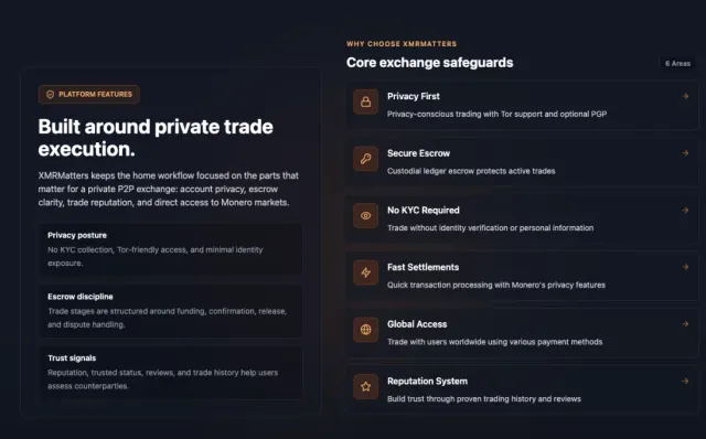 XMRMatters website