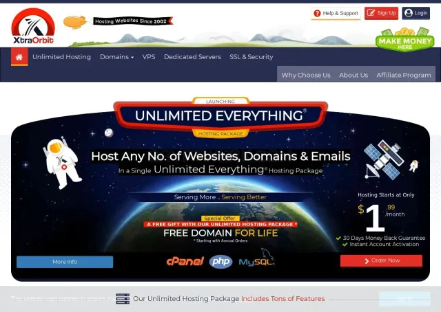 Xtraorbit.com website
