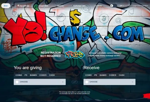 YoChange website