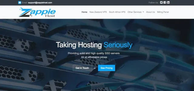 Zappie Host website