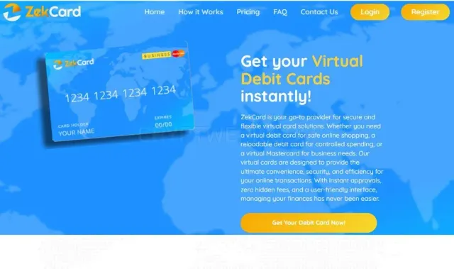 ZekCard website