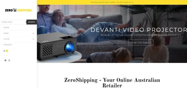 ZeroShipping website