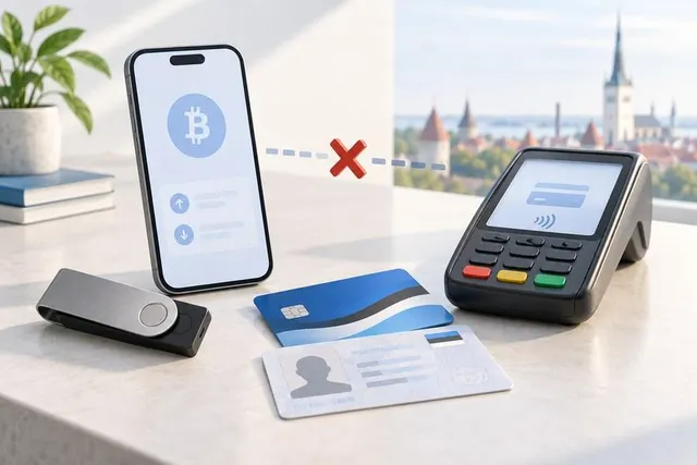 Where crypto stops at Estonia's casino cashier