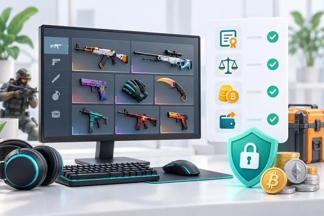 CS2 skin gambling sites: a crypto user’s safety checklist