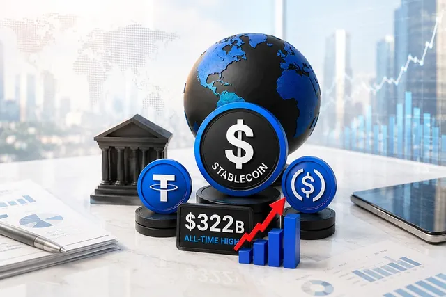 Stablecoin Market Hits $322 Billion as Polygon, Sui, MoneyGram, and Tether Expand Blockchain Payments