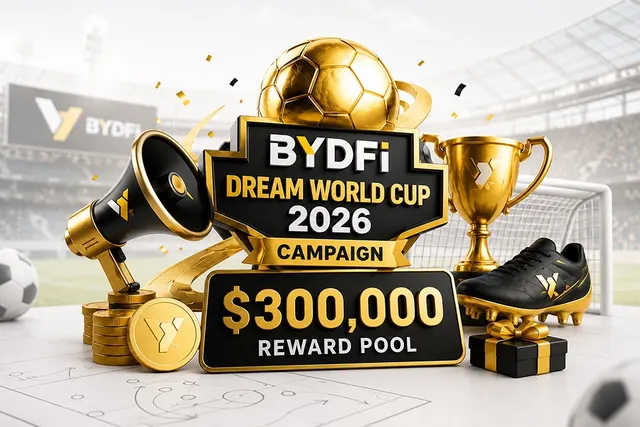BYDFi Launches Dream World Cup 2026 Campaign with $300,000 Reward Pool