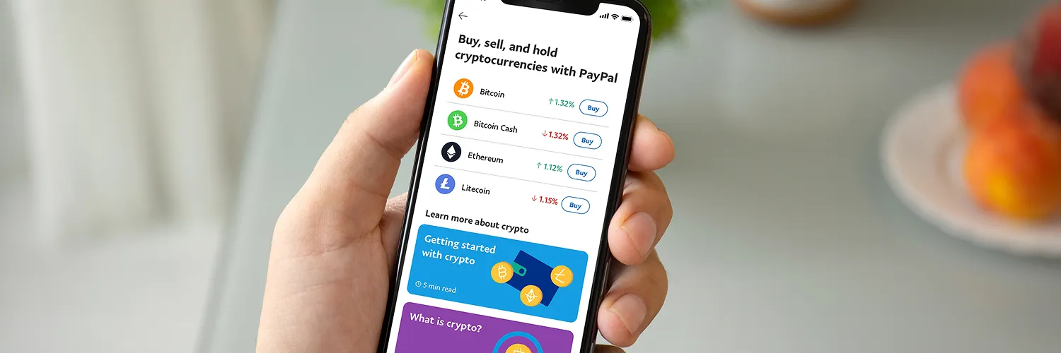 Paypal | Pay with crypto