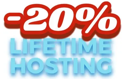 Host Once, Pay Once: 20% OFF ALL Lifetime Hosting