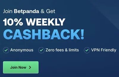 100% Weekly Cashback