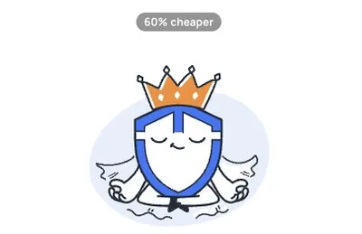 60% discount for 1 year package