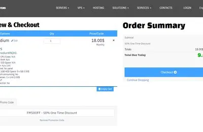 50% OFF the first month for all Default VPS plans