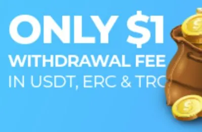 Only $1 withdrawal fee