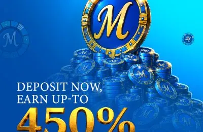450% Welcome Bonus