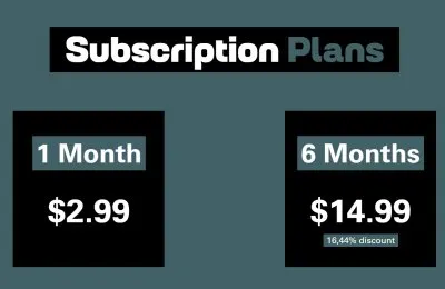 -16% off on 6-months Plan