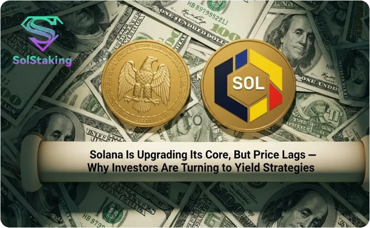 Solana Is Upgrading Its Core, But Price Lags — Why Investors Are Turning to Yield Strategies