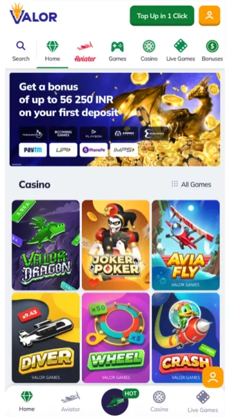 Valor Casino: The Best Place to Play in India