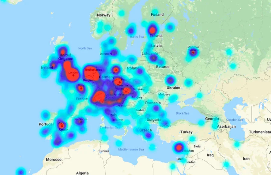 Coinmap by Cryptwerk
