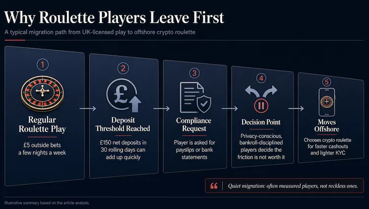 Why UK Gamblers Are Moving to Crypto Roulette Sites in 2026