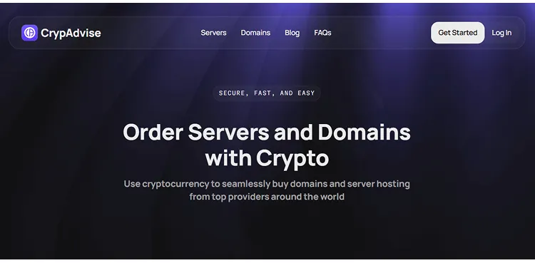 Different internet services accepting crypto as a payment