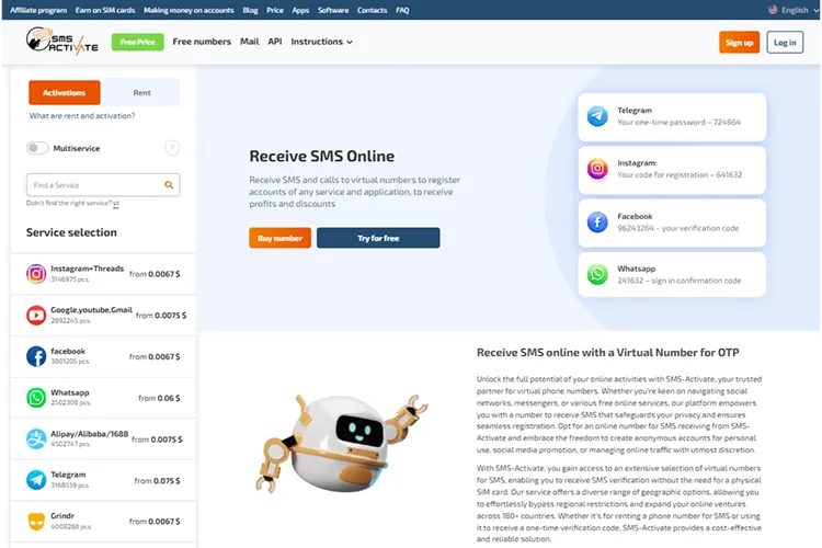 How to Buy virtual numbers with cryptocurrencies