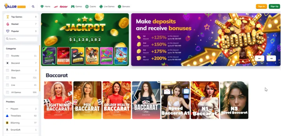 Valor Casino: The Best Place to Play in India