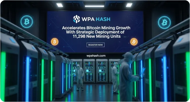 WPA Hash Accelerates Bitcoin Mining Growth With Strategic Deployment of 11,298 New Mining Units