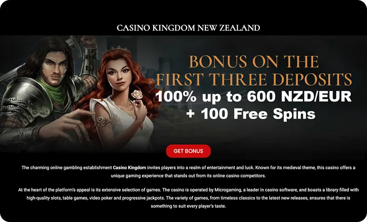 Casino Kingdom Gaming Portal Review for NZ