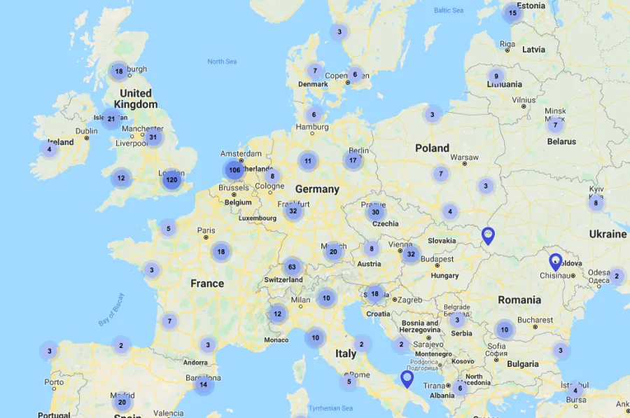 Coinmap by Cryptwerk