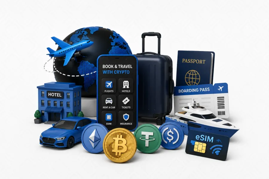 How to travel with crypto in 2026