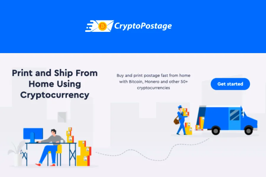 CryptoPostage Allows You to Buy and Print Postage Labels Online Using Bitcoin