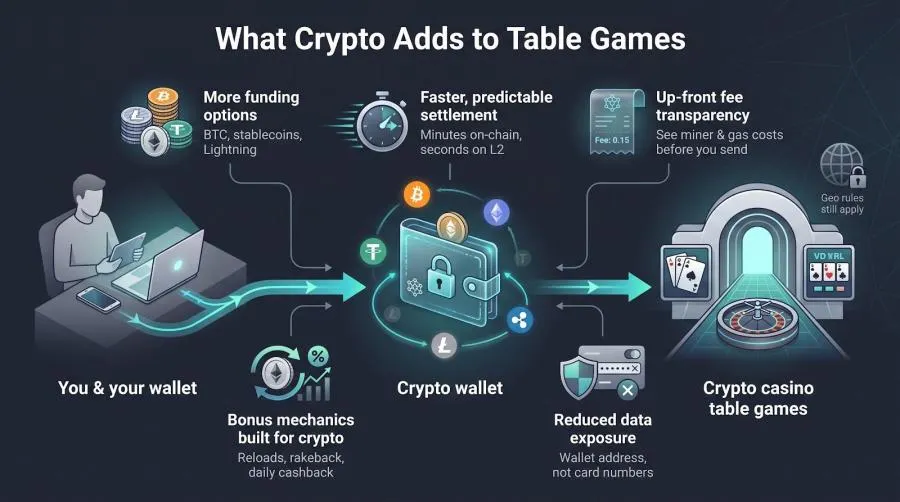 8 Contenders for Best Crypto Casino for Table Games in 2026 (Live & RNG)