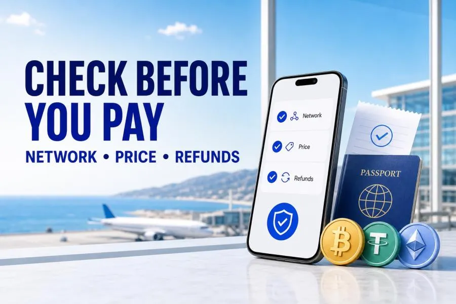 Summer Travel With Crypto in 2026: A Booking Checklist for Tickets, Hotels and Agencies