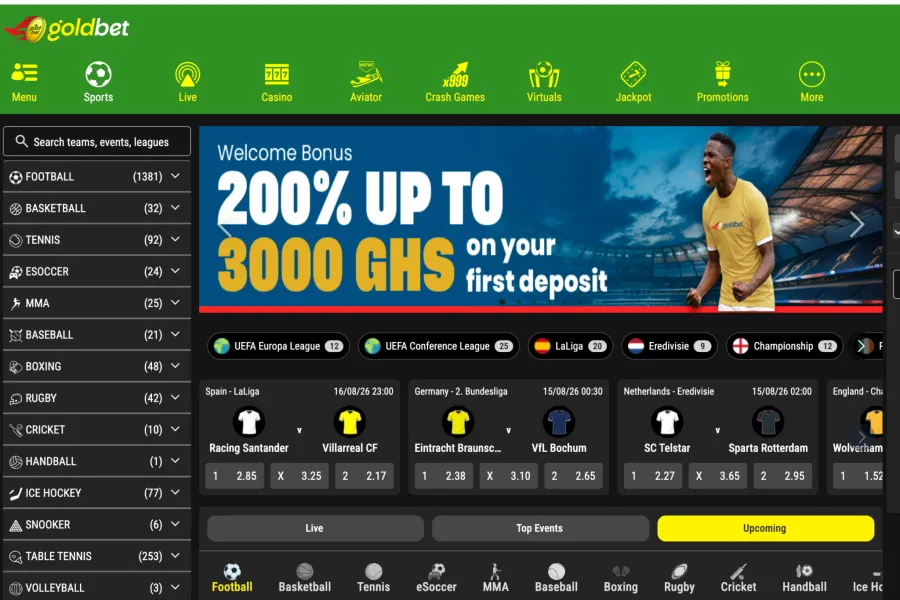 GoldBet.com.gh Review: What the Promotions and Transparency Tell Us