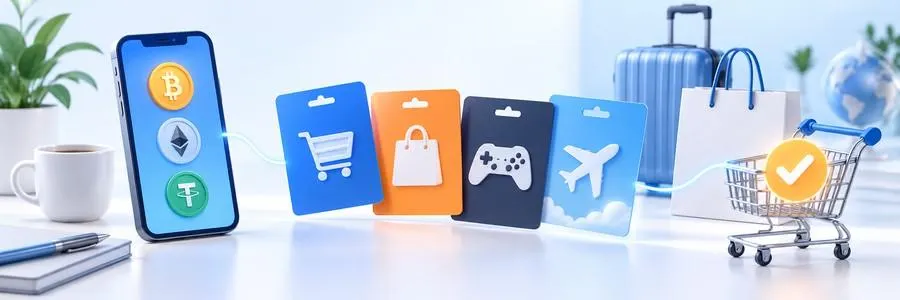 12 Best Gift Cards to Buy With Crypto in 2026